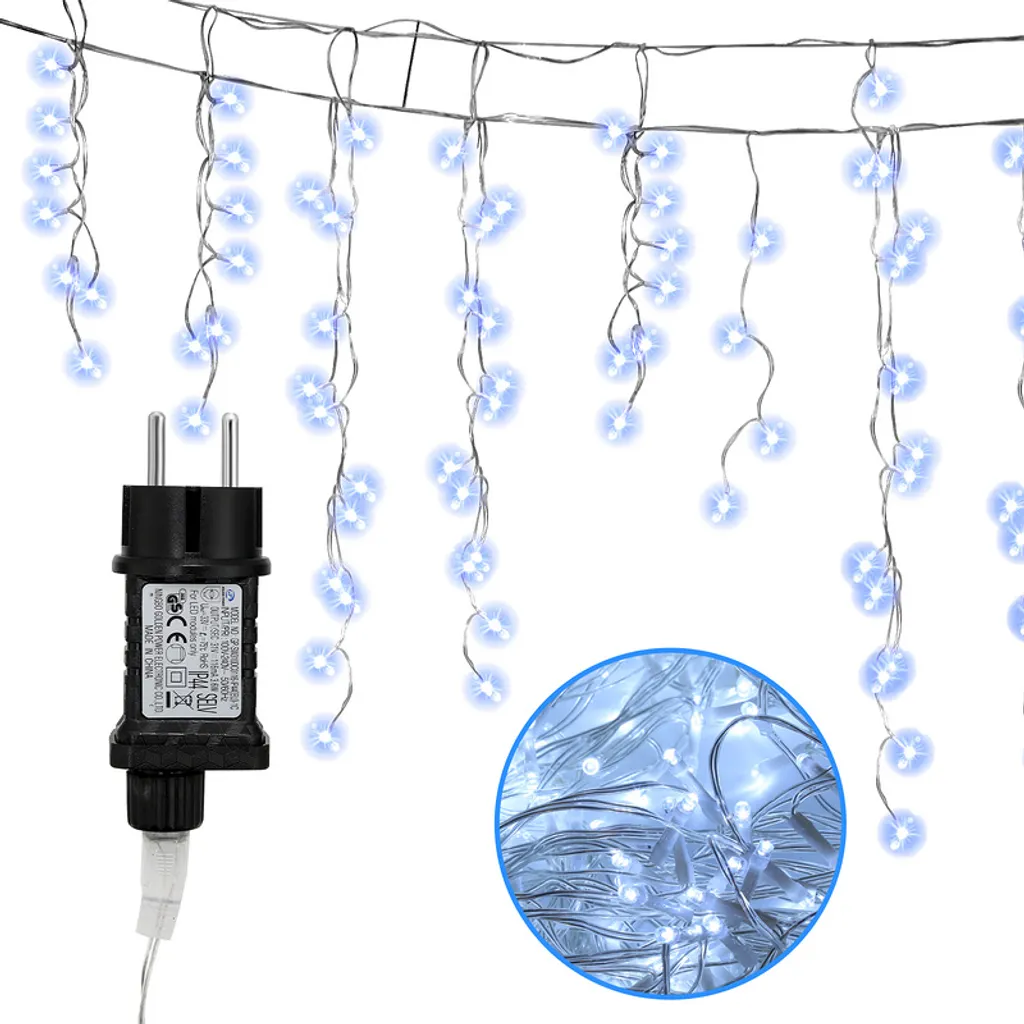 Decorazioni Natalizie TolleTour: Catena 200 LED Bianco Freddo