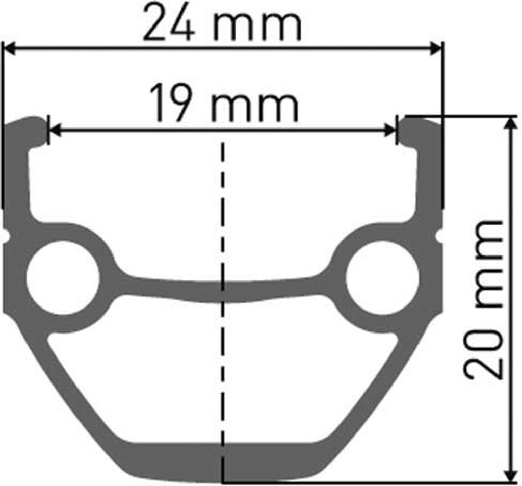 Felge DT Swiss E 535 26", schwarz, 36 Loch, 559-19, non Produktbild 2
