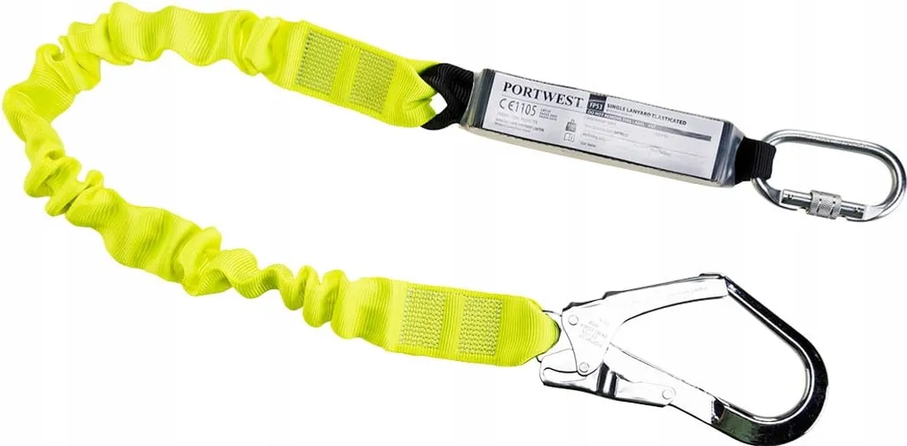 Longe élastique anti-chute avec amortisseur et crochet FP53 Portwest