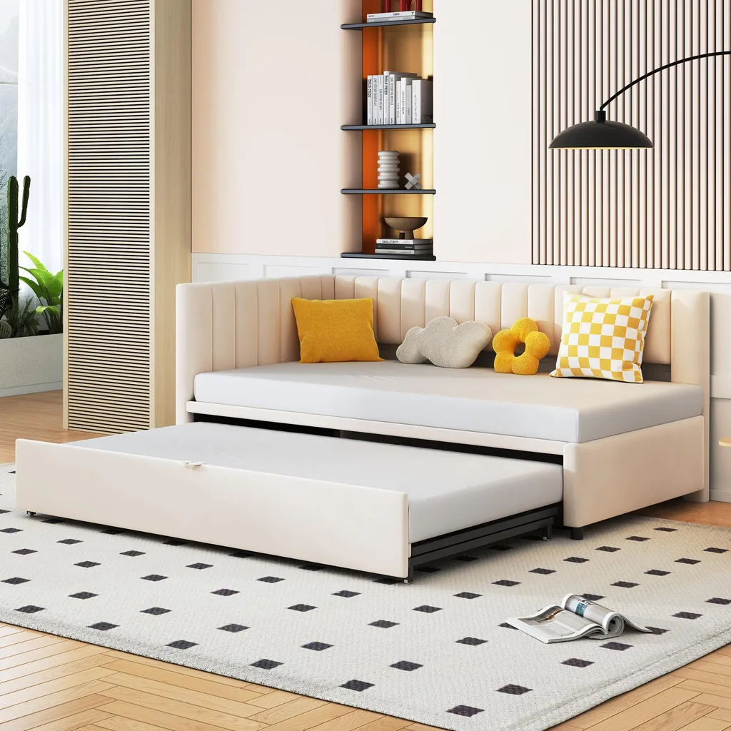 Lit banquette extensible 90/180x200 : la solution aux petits espaces - 2