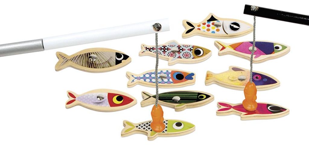 Janod Angelspiel - Holz Sardinen Lernspielzeug für Kinder Produktbild 