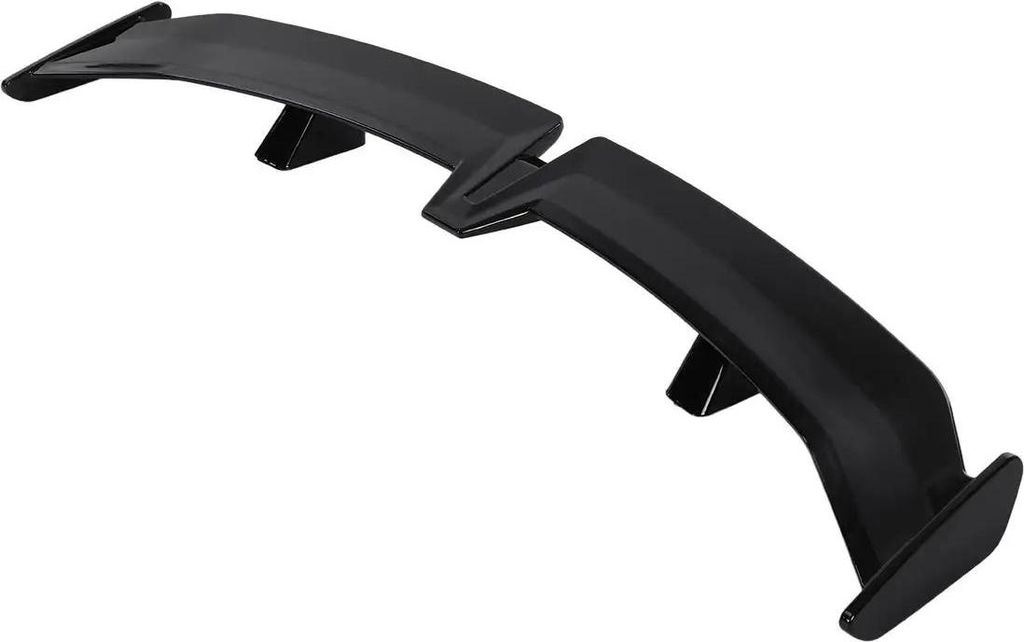 GT Wing Heckspoiler - Universal Heckflügel - 147 cm - Montage ohne Bohren - ABS Kunststoff - Schwarz