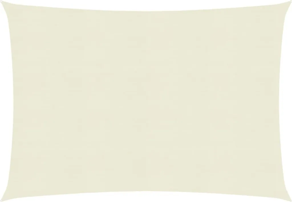 The Living Store Vela Crema 2,5x3 m | Ombra Fresca per Balcone e Patio