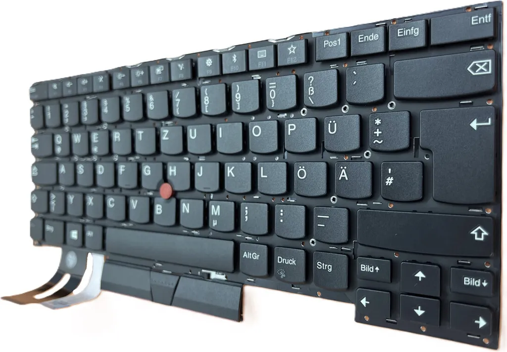 Clavier AZERTY Noir avec Trackpoint Intégré pour ThinkPad E490 Lenovo - 4