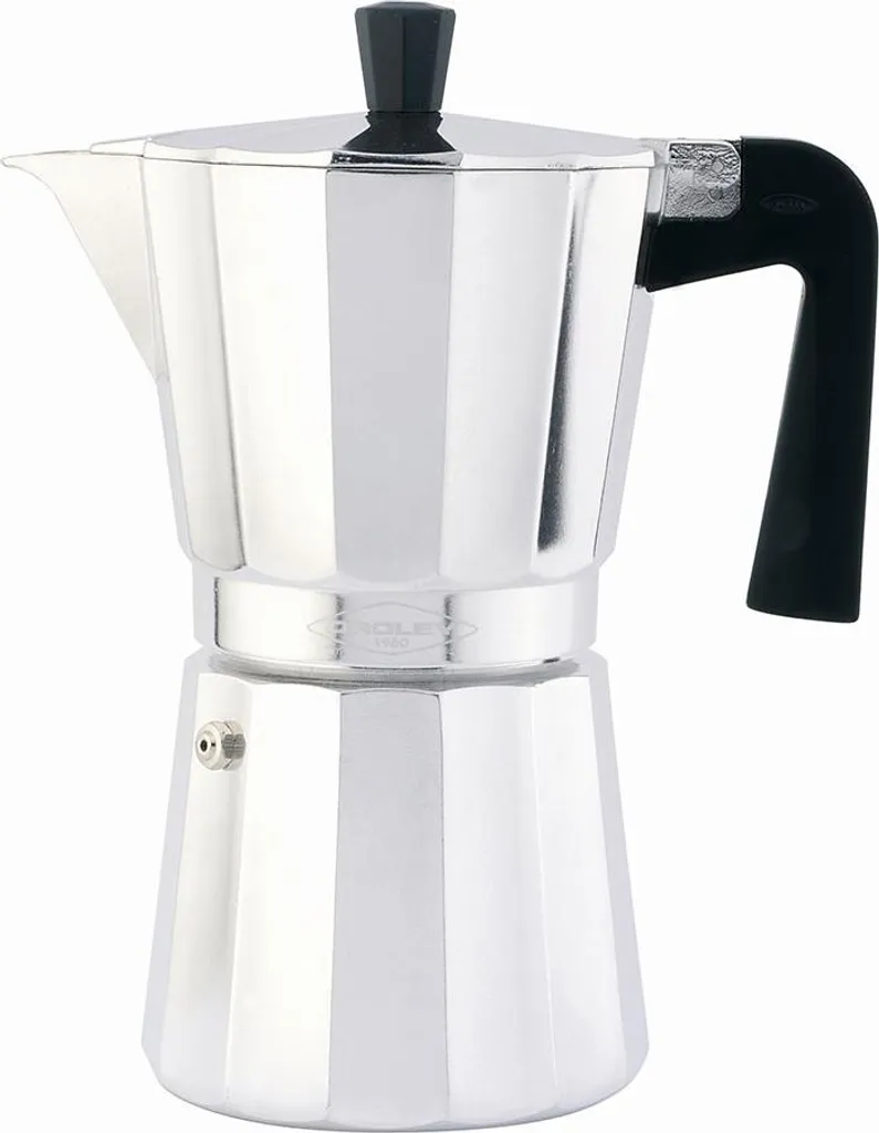 Cafetière Expresso Vitro Oroley 6 Tasses en Aluminium Argenté Classique