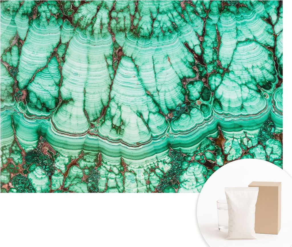 Fototapete - Wandbilder für Wohnzimmer - 152x104 cm - Dekorative Wandfolie - Modernes Design für Wanddekoration - Tapeten für Innenräume - Grü...