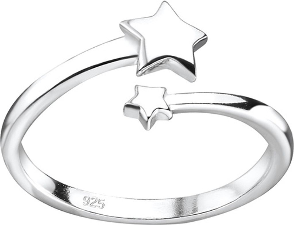 Zehenring Stern: Zehring Silber 925 925 Sterling Silber