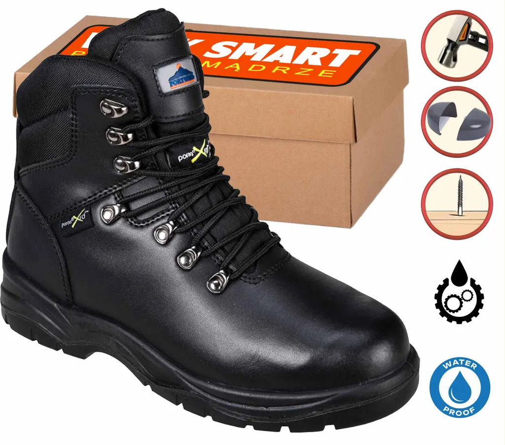 Bottes de travail montantes S3 avec protection métatarse Portwest FW22