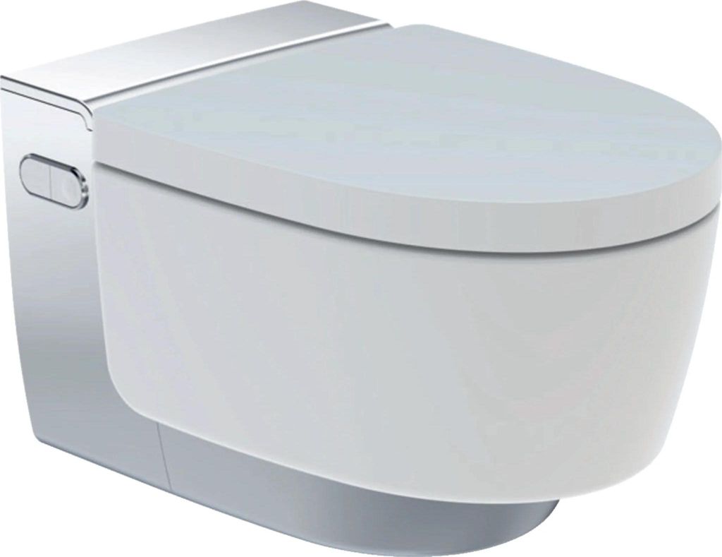 Geberit AquaClean Mera Classic, Wand-WC glanzchrom, Komplettanlage, 1 Stk.