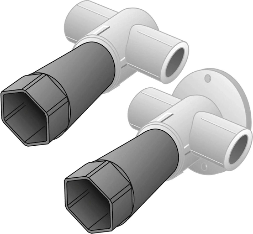KE Kelit KE50A KELEN, PP-RCT, Absperrventil, Unterteil mit Stopfen, 20x1/2", 1 Stk.