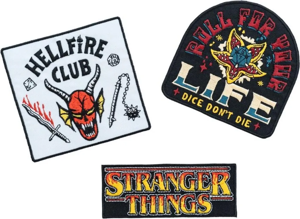Patch Stranger Things 3 écusson thermocollant pour réparer un vêtement