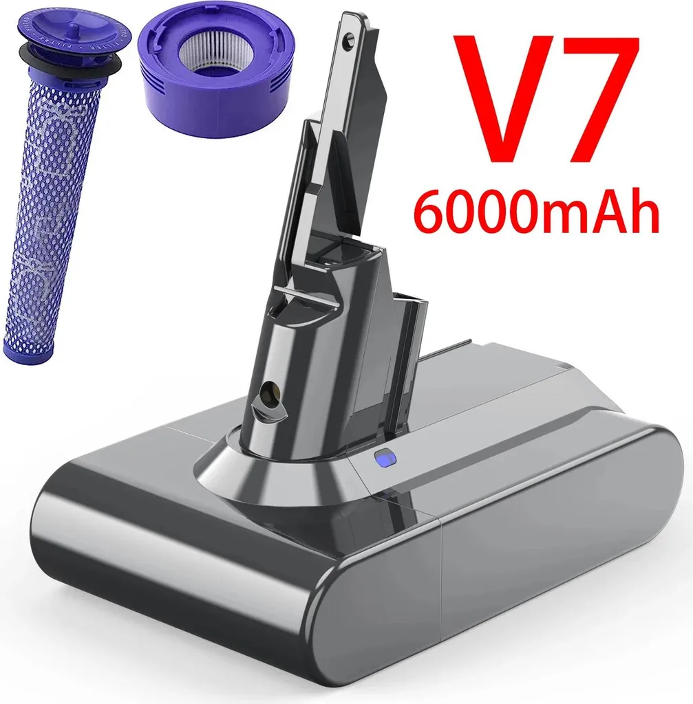 Réparer votre Aspirateur V7 avec cette Batterie 6000 mAh et son Filtre