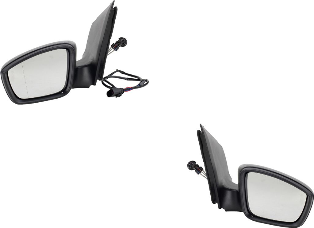 Johns, Außenspiegel Spiegel passend für VW Up! 12/11-06/16 Set Links und Rechts schwarz 1S1857507AK 1S1857507AJ 5Z1857537 1S1857507AK9B9 5Z185753...