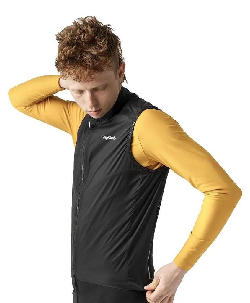 Gripgrab Pacr Windproof Lightweight Weste Schwarz S Mann Schwarz S