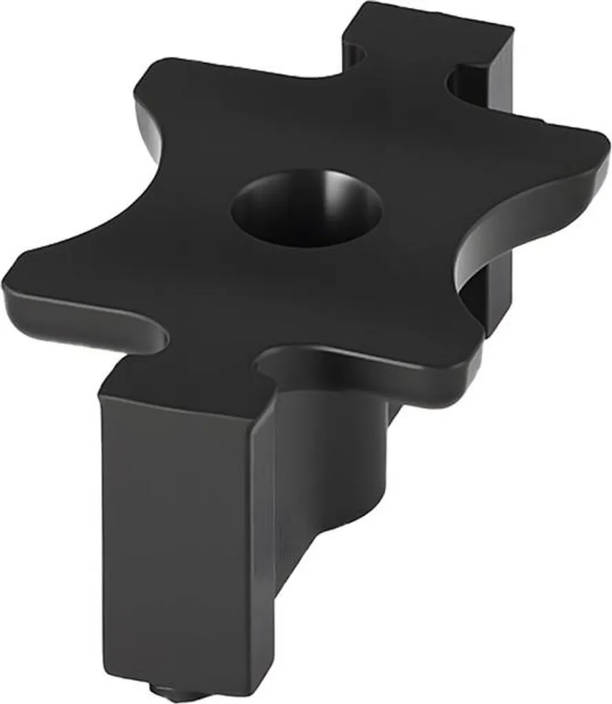 250x Elementi di fissaggio a scomparsa, distanziatori per tavole da decking, clip a T universali in materiale composito e elementi di fissaggio in plastica con viti - ideali per una distanza tra le tavole di 6,5 mm e un'altezza di 10 mm - 12