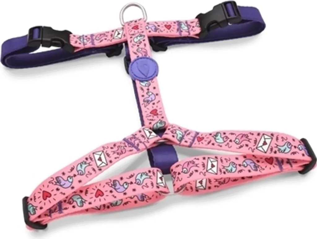 Morso Haren H-Her Rosa Tweet: Pettorina Anti-Trazione per Cani Chic