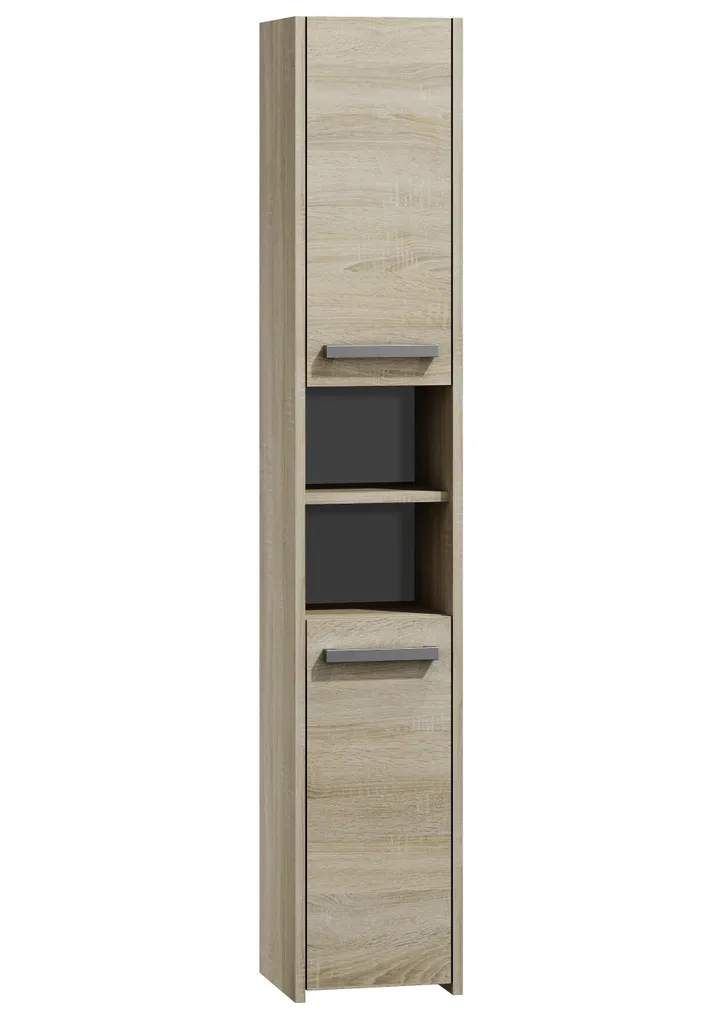 Armoire salle de bain haute MARGO - Gain de place pour petites surfaces