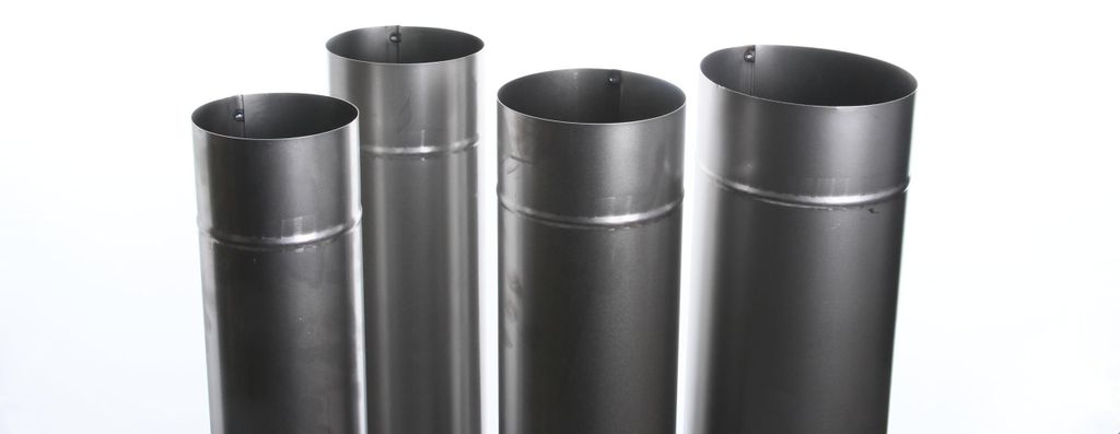 BirnePower Ofenrohr Ø100mm/50cm, Rauchrohr Gerades Produktbild 