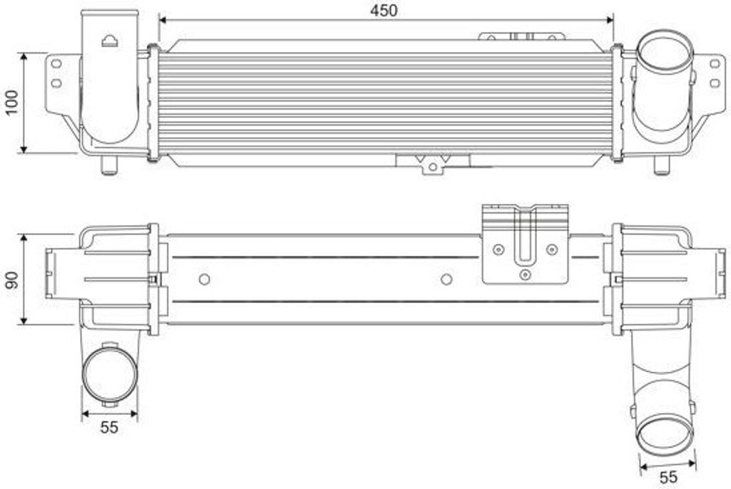 VALEO 818382 Ladeluftkühler LLK für KIA SORENTO I (JC) Turbo Intercooler