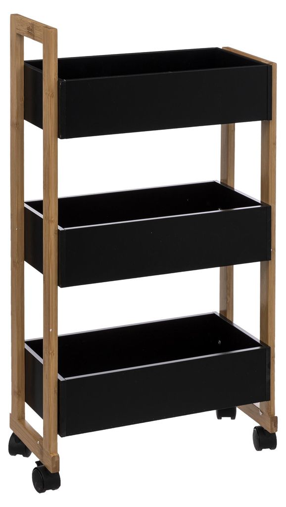 5five Simply Smart | Badkamerplank - Natureo - Zwart - Productafbeelding 