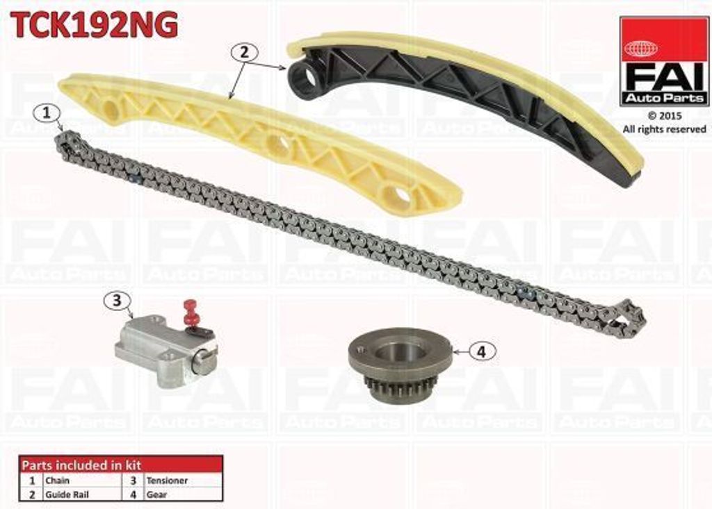 FAI AutoParts TCK192NG Steuerkettensatz Steuerkette für HONDA CIVIC VIII Hatchback (FN, FK) CR-V III (RE) CR-V IV (RM) ACCORD VIII (CU) CIVIC IX (FK)