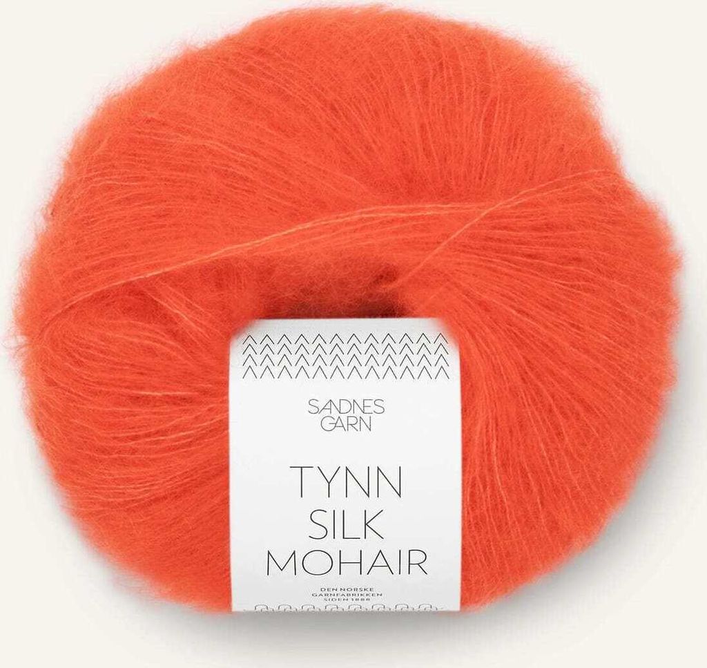 Sandnes Tynn Silk Mohair 25g 3818 orange
