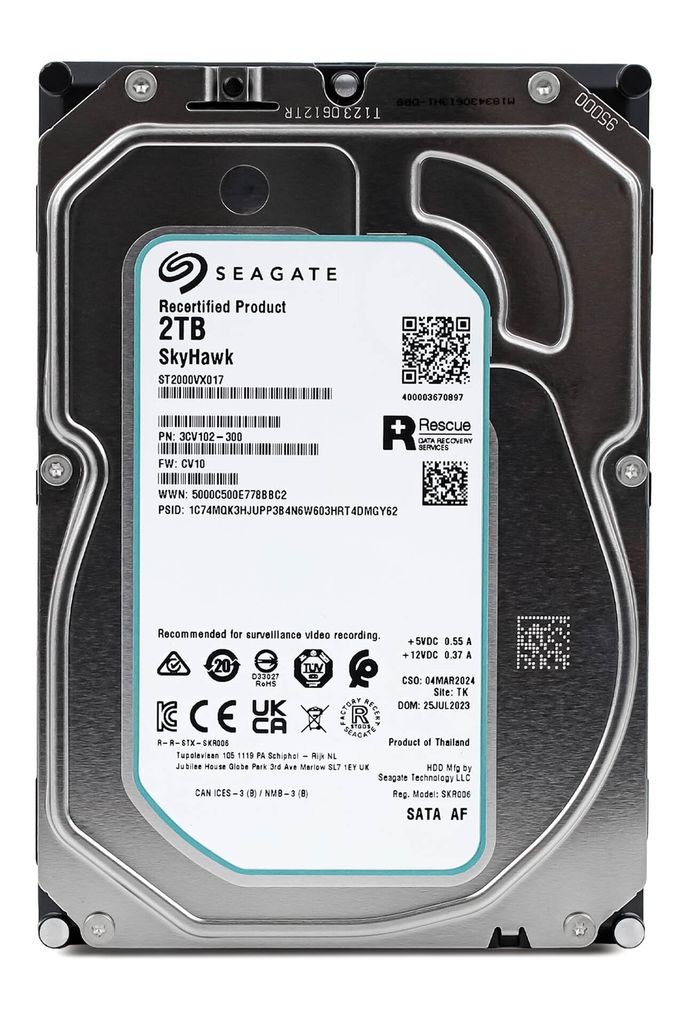 SkyHawk 3,5 Zoll 2000 GB Serial ATA III Produktbild 