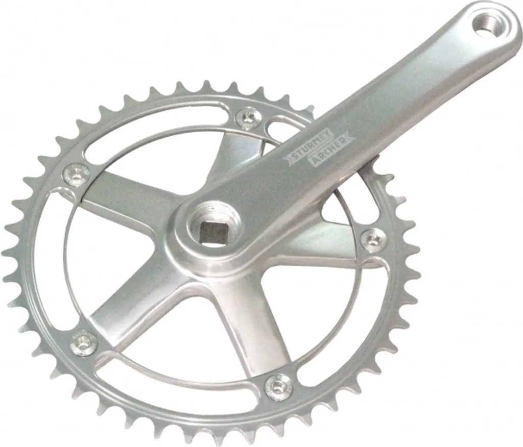 Pédalier de Remplacement Vélo de Ville Sturmey-Archer FCT64 44T Argent