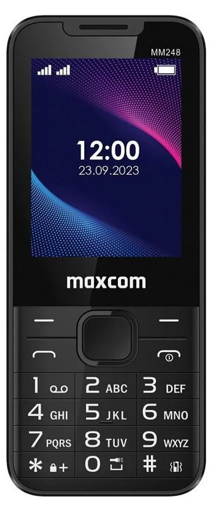 Téléphone portable 4G idéal pour seniors avec grand écran Maxcom MM248