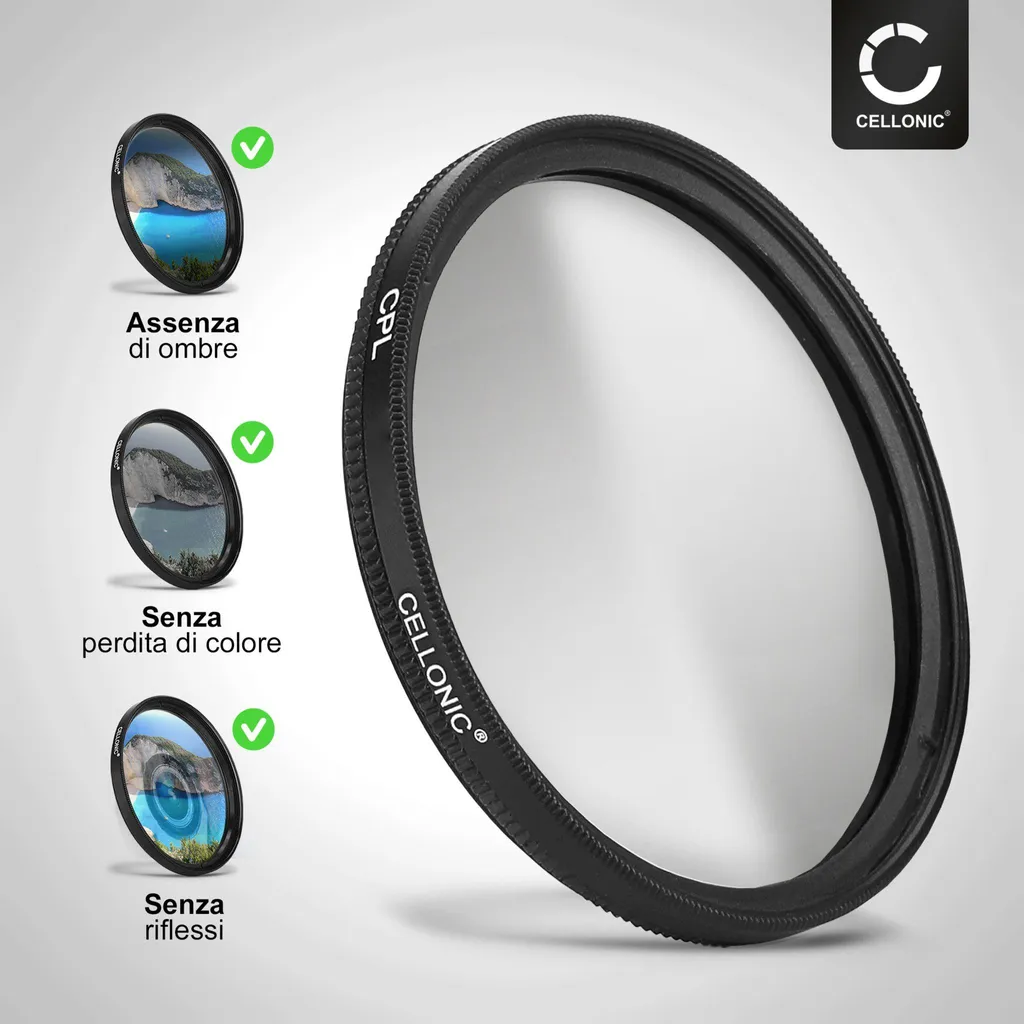 Offerta Filtro CPL 82mm per Tamron 24-70mm F2.8 - CELLONIC Originale - 3