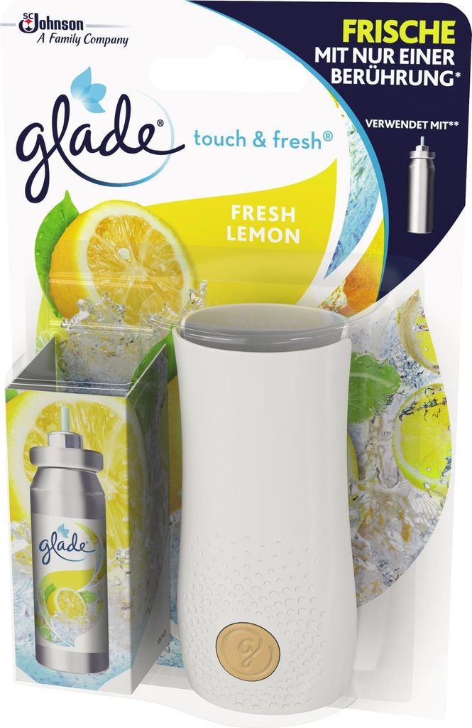 Lufterfrischer glade touch & fresh 264622 10ml FRESH LEMON Packung mit 6 Stück