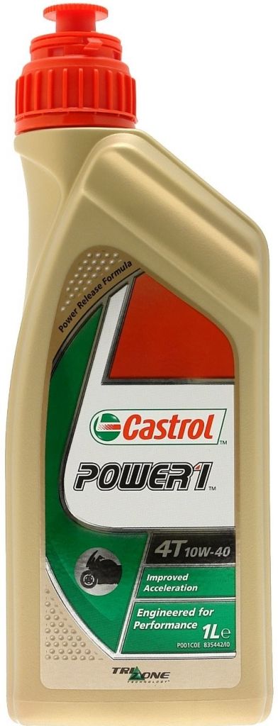 Castrol Power 1 4T 10W-40, 4 l, 10W-40, Motorrad, Benzin, Produktbild 