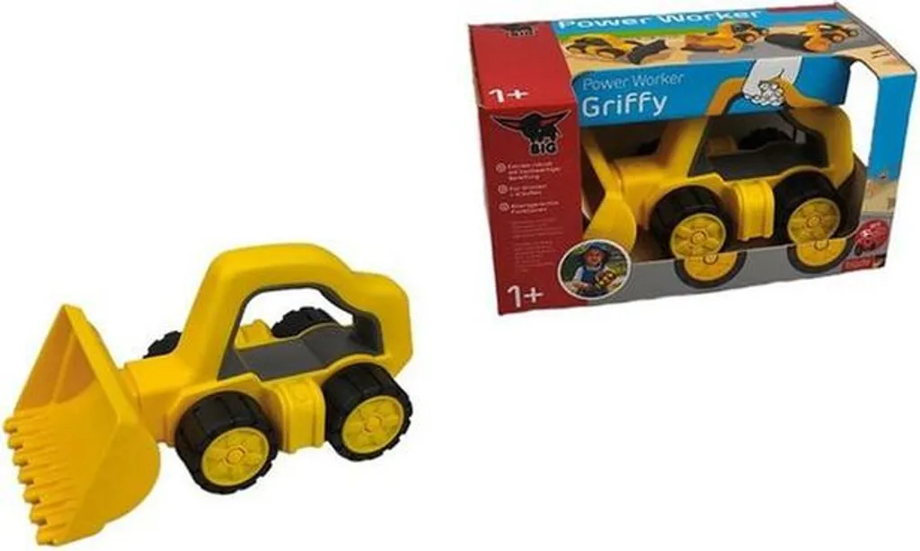 Pelleteuse Griffy Big Power Worker : engin de chantier enfant dès 2 ans
