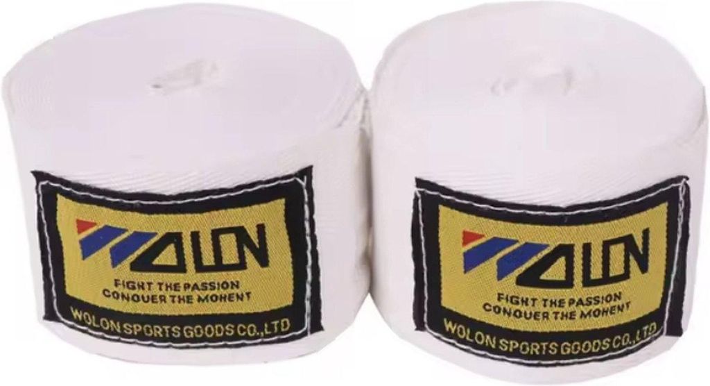 CHPN – Bende elastiche per boxe – 2,5 metri – Bianche – 2 Immagine del prodotto 