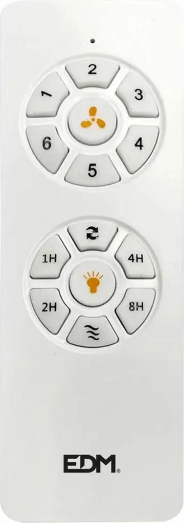 EDM Telecomando Ricambio Ventilatore 33824 Coral 33823 Bianco Originale