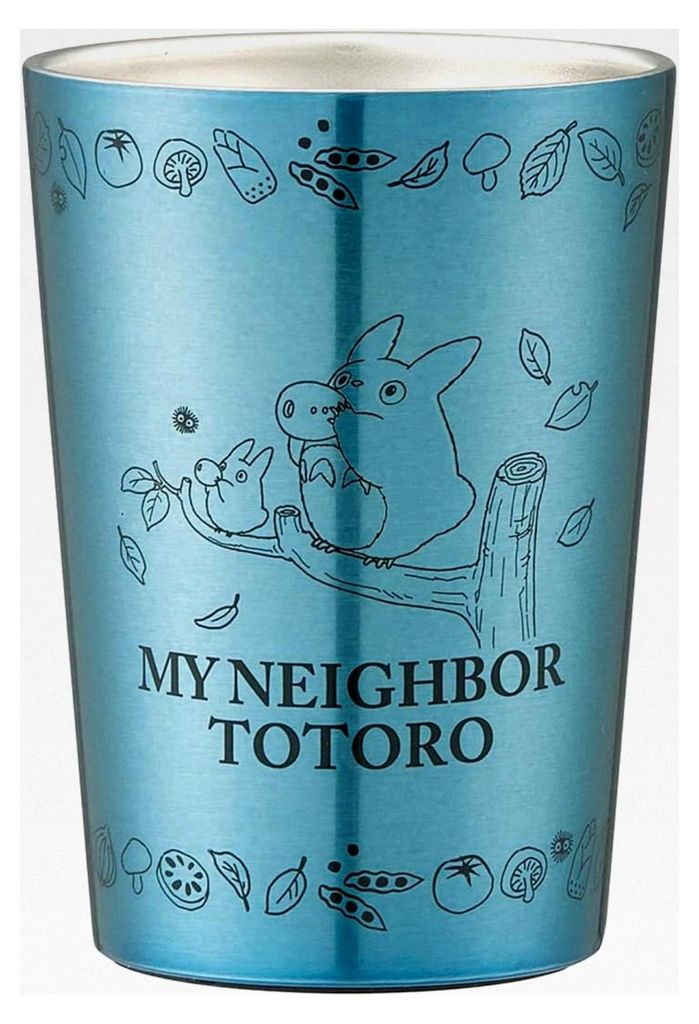 Edelstahlbecher, Warm- und Kältehaltung, Convenience Store Coffee, Medium, 400 ml, Ghibli Mein Nachbar Totoro, Durchmesser 3,4 cm, Höhe 11,9 cm