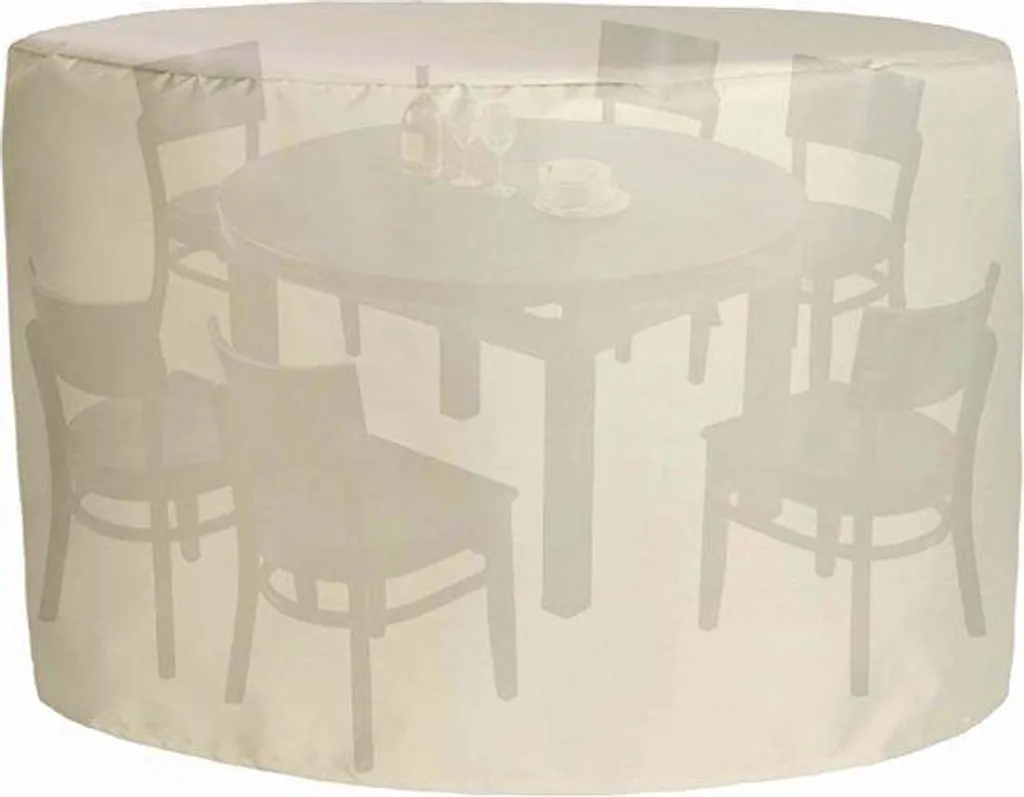 Housse de protection ronde imperméable 340x130 cm robuste extérieure