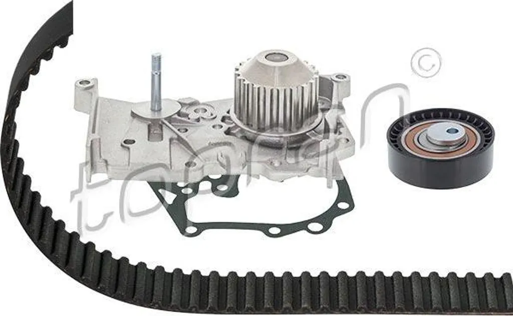 Kit courroie distribution pour moteur Renault Dacia avec pompe à eau OE