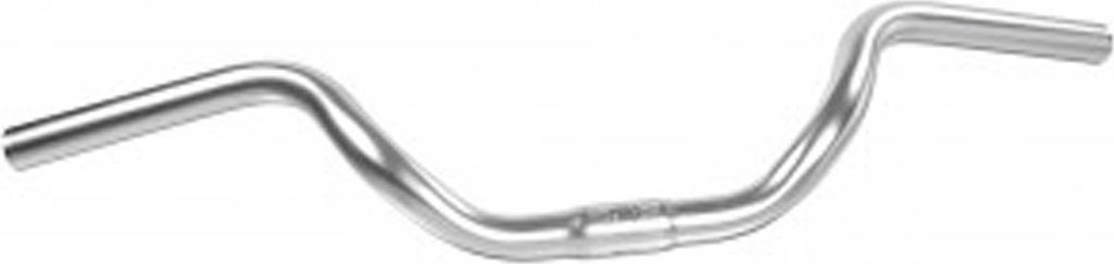 Lenker 25,4 ERGOTEC DIAMANT Stahl verchrom 560/120/100/24°/ Produktbild 