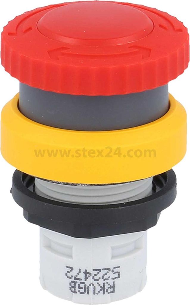 Georg Schlegel Not-Aus-Schalter / Not-Halt-Taster beleuchtbar, rund, OKTRON-R Hub 3,0mm - 1 Stück
