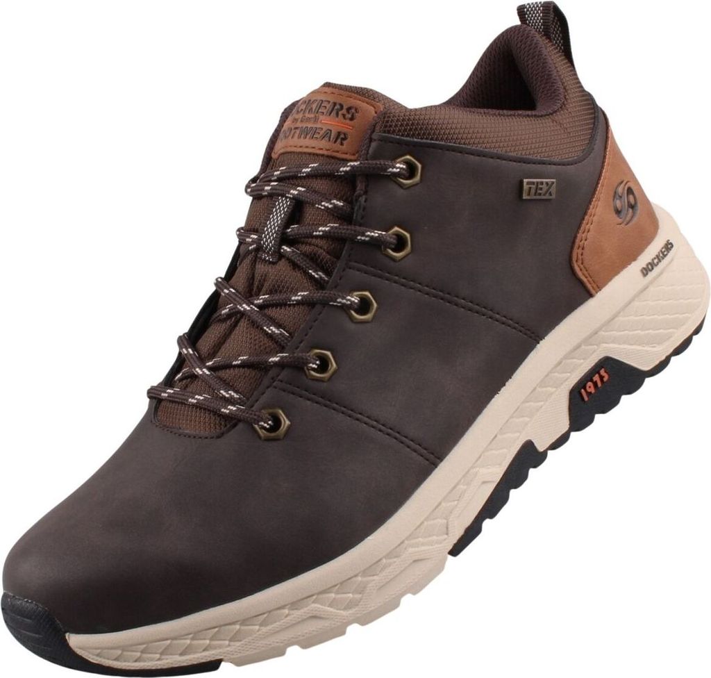 Dockers by Gerli Herren Sneakers Schuhe 51RY006 640380 Schnürschuhe dunkelbraun, Schuhgröße:42 EU