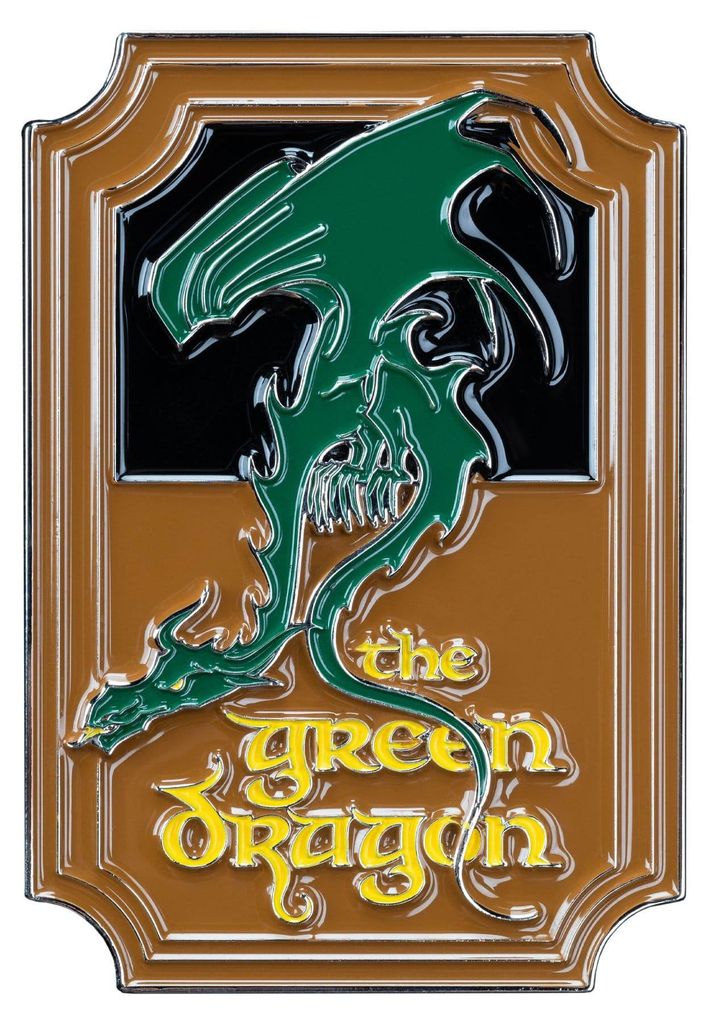 Herr der Ringe Magnet The Green Dragon (Enamel) 7 cm