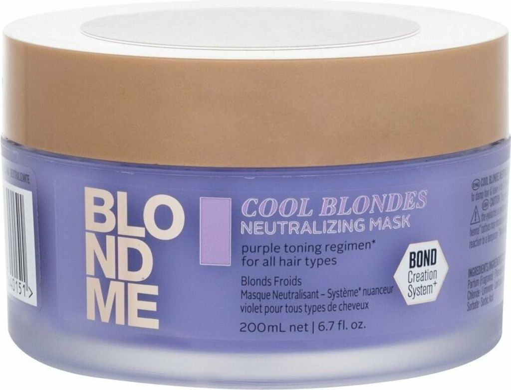 Schwarzkopf BLONDME Cool Blondes Neutralizing, 200 ml, Produktbild 