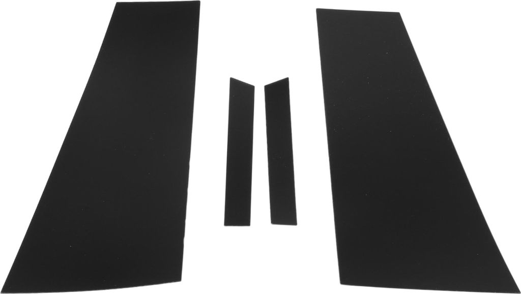Türpfostenfensterleiste - Auto Front Links Rechts Seite Anti-Kratz-Aufkleber - für Mercedes Benz CLS-Klasse 2012-2016 Kunststoff Schwarz - 4 Stück
