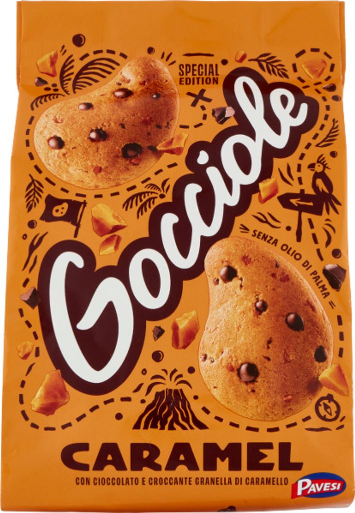Gocciole Karamellkekse 300g - Pavesi