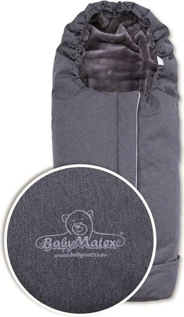 Chancelière pour balade hivernale BabyMatex Triton graphite universelle
