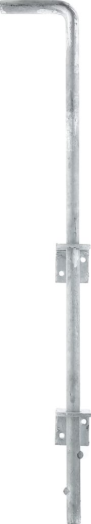 Alberts Bodenschieber feuerverzinkt Bolzen-Ø 16 mm 600 mm Abstand Bolzen - Tor 40 mm 2er Set