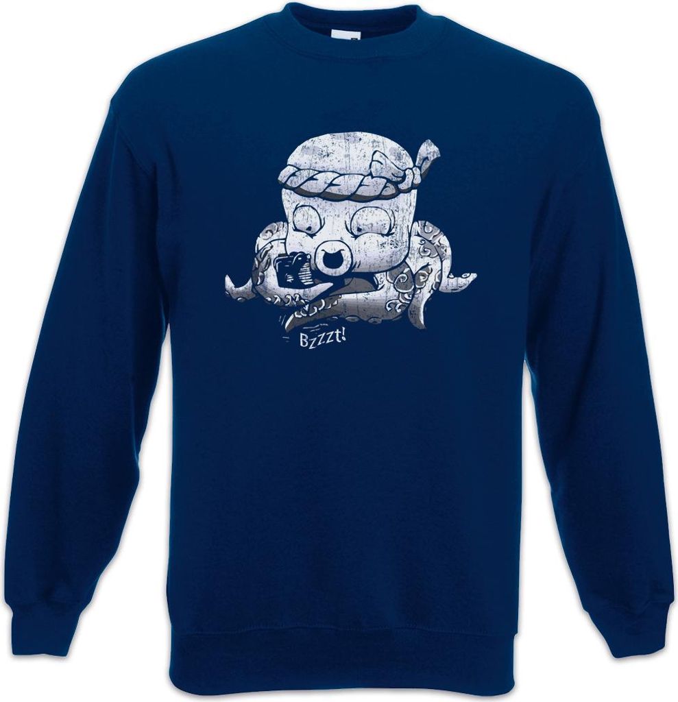 Urban Backwoods Tattoo Octopus, Sweatshirt, Farbe: Navy, Größe: M