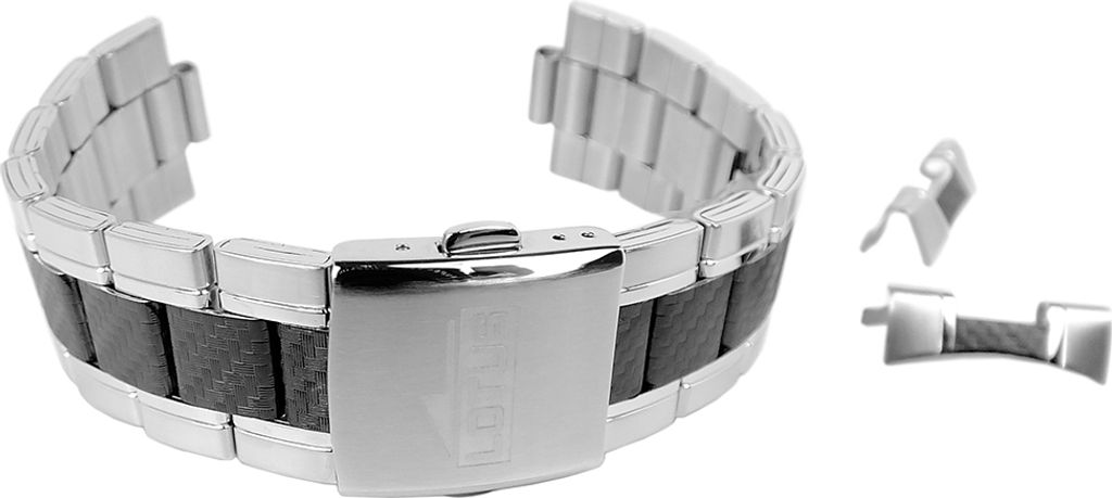 Lotus | Uhrenarmband Edelstahl | bicolor 18258