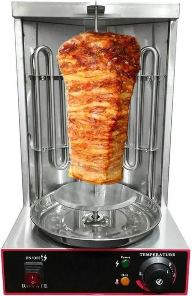 Fini la viande sèche : grill vertical 3kW pour kebab juteux maison
